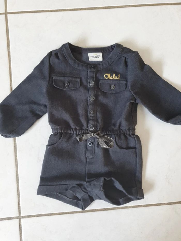 Combi short bébé tao 3 mois hiz - photo numéro 3