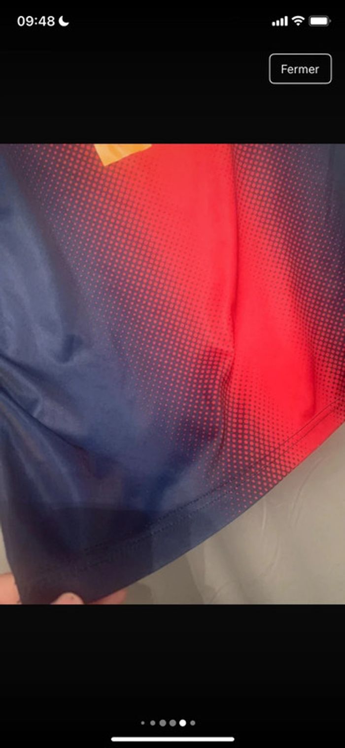 Jolie t-shirt de foot Barcelone enfant - photo numéro 11