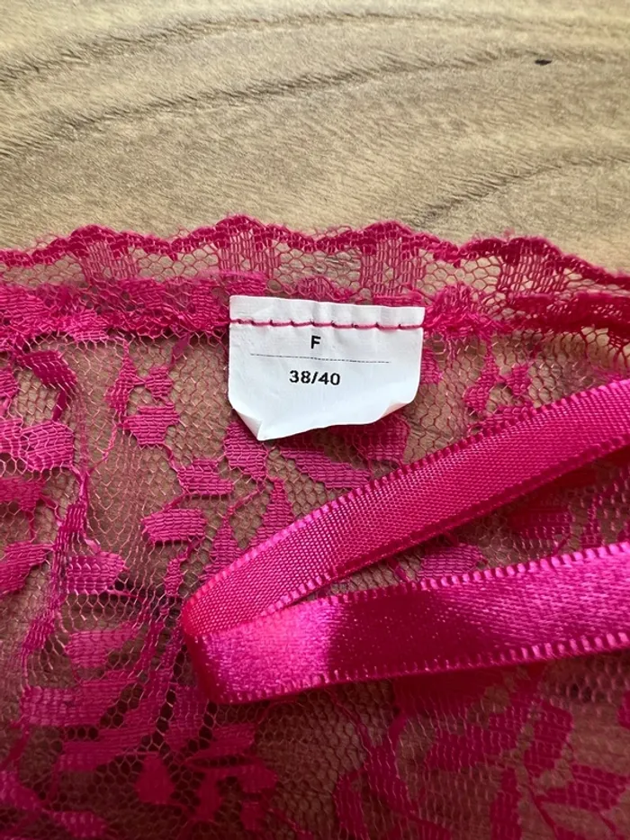 Robe nuisette dentelle + Gilet pour femme - photo numéro 5
