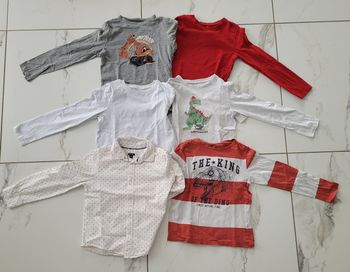 Lot tee-shirts et chemise