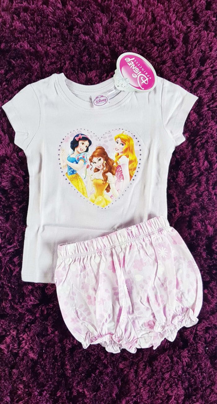 pyjama short 2 ans princesses disney