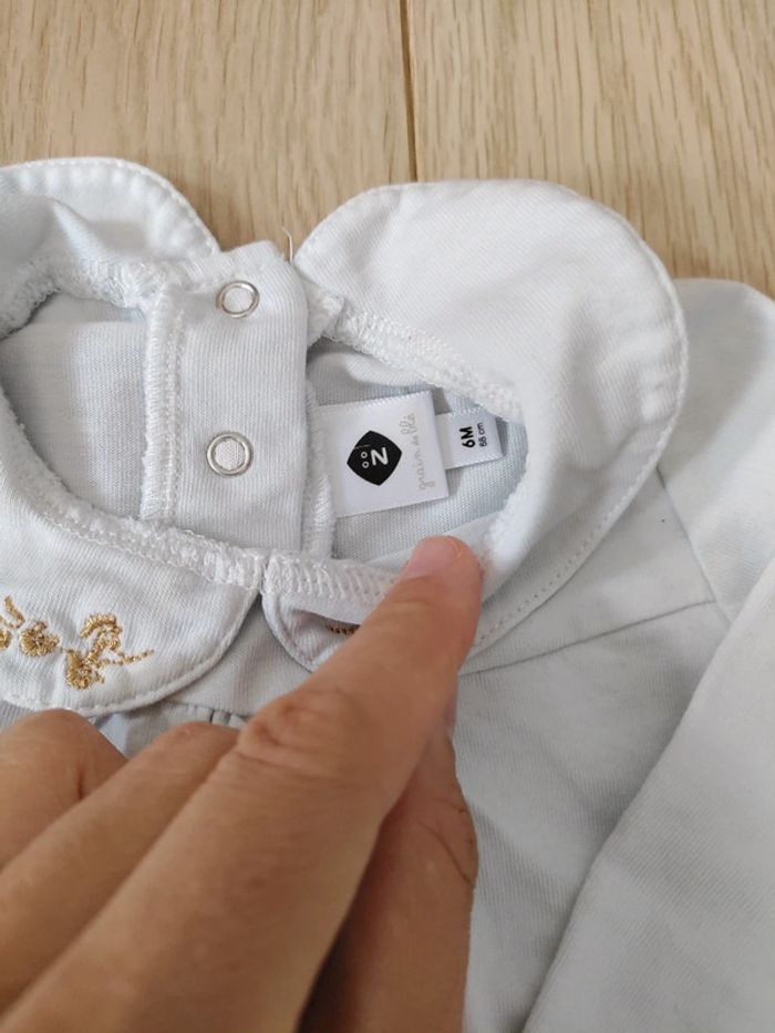 T-shirt manches longue 6mois 68cm - photo numéro 2