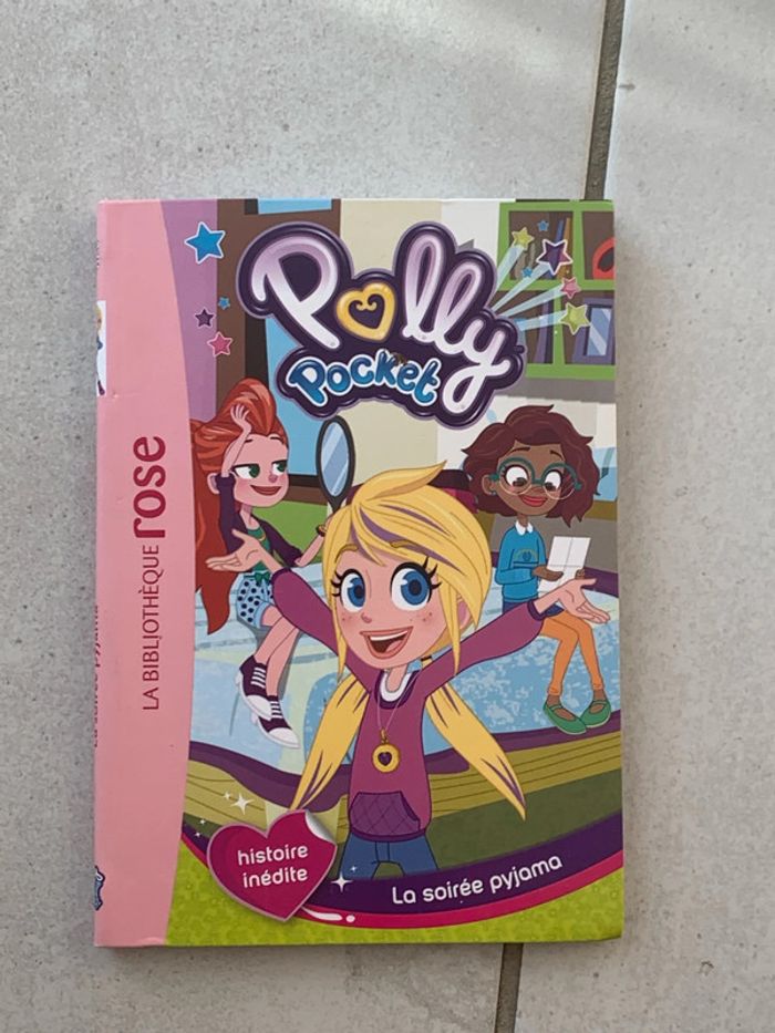 Livre Polly pocket la soirée pyjama