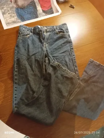 Jeans jambes large
