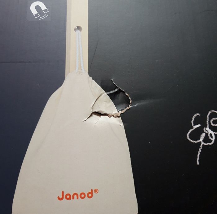 Jouet tableau magnétique en bois Janod NEUF - photo numéro 3