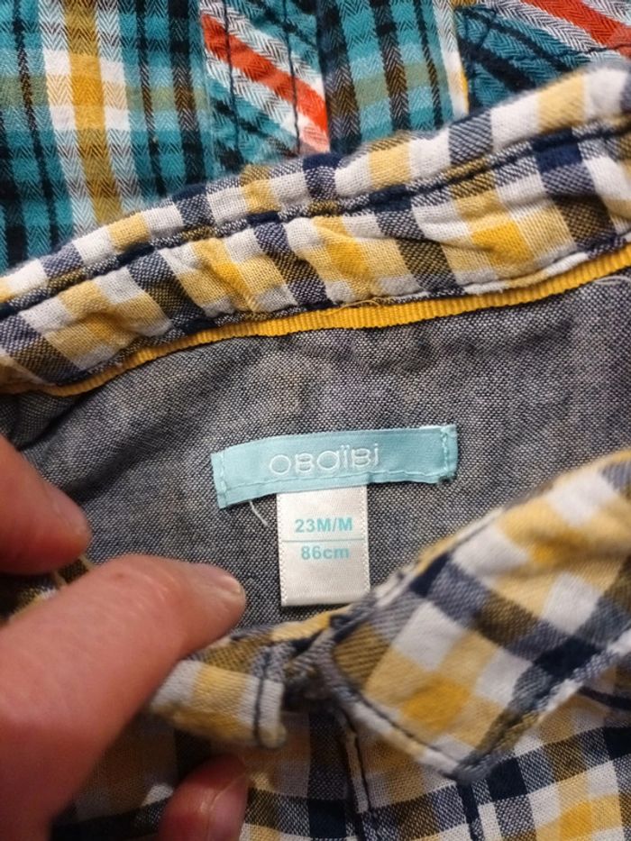 Lot de 3 chemise 24 mois - photo numéro 3