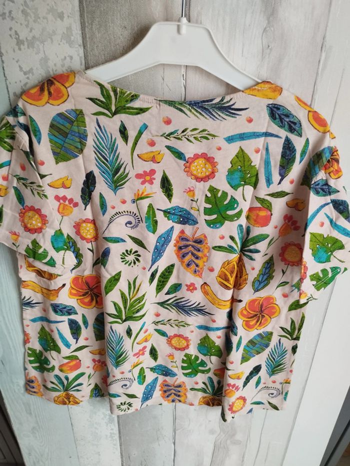 T-shirt floral Zara - photo numéro 4