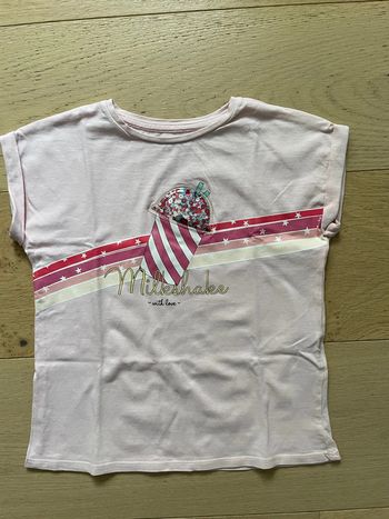 T shirt avec paillettes