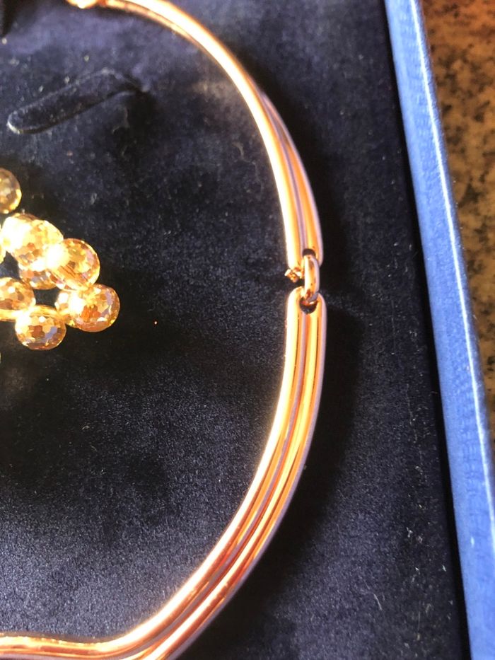 Parure  collier Agatha bague coussin - photo numéro 5