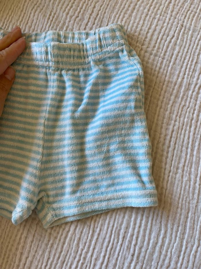 Lot de 2 short en éponge bleu - photo numéro 7