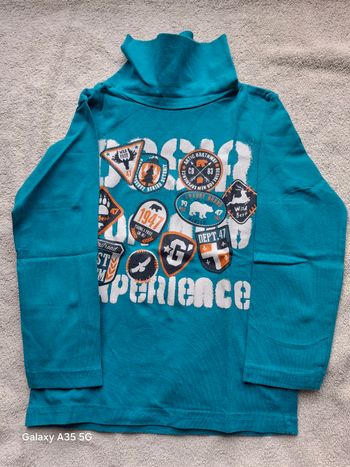 T-shirt col roulé garçon 3 ans