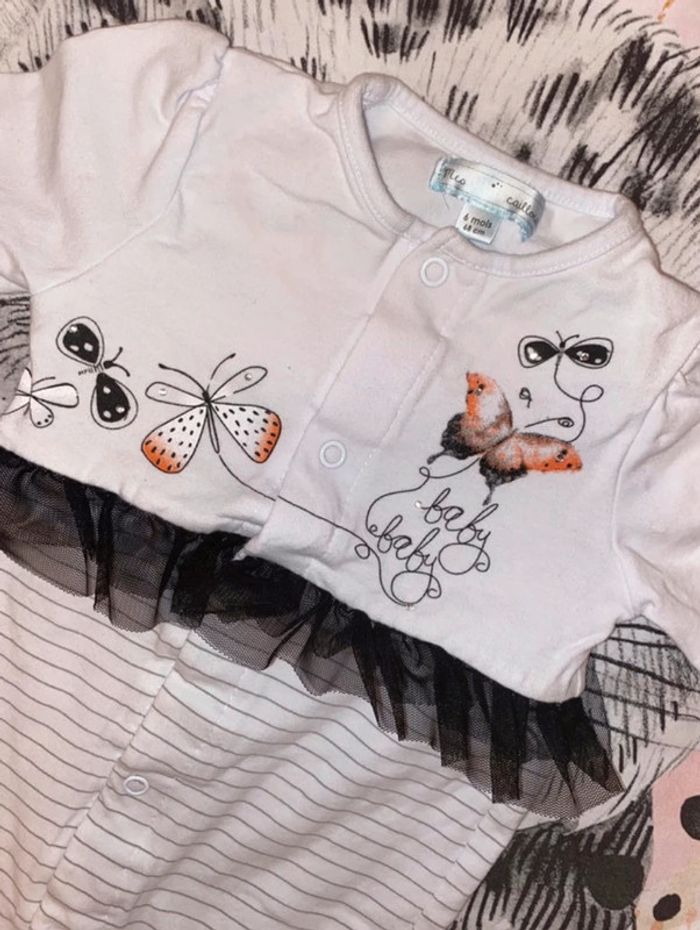Pyjama coton, 6 mois, Mes petits cailloux. - photo numéro 2