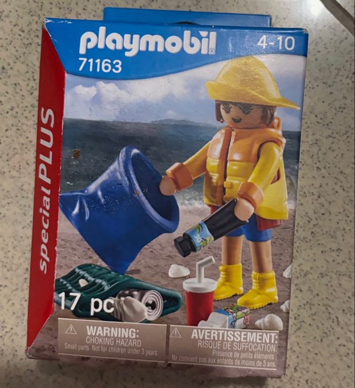 Playmobil 71163 Bénévole ramassage de déchets