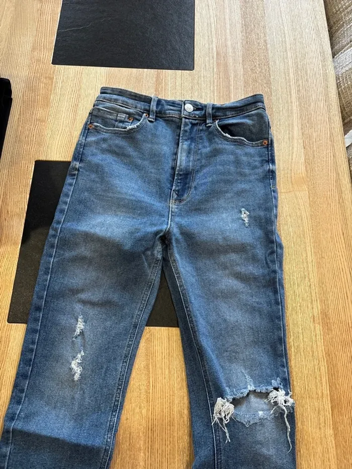Jean skinny troué