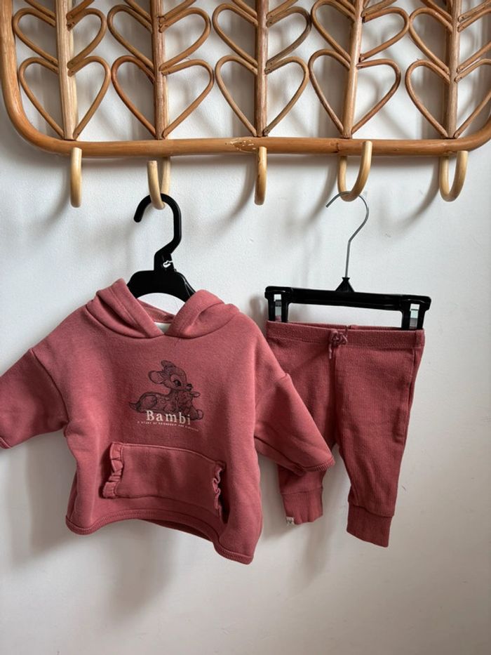 Ensemble sweat + legging Bambi Disney 3 mois
