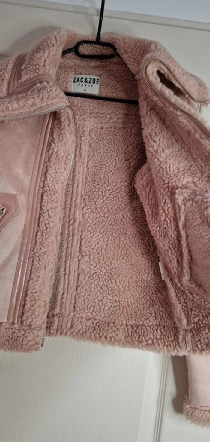 Veste Zac & Zoé moumoute rose - photo numéro 13
