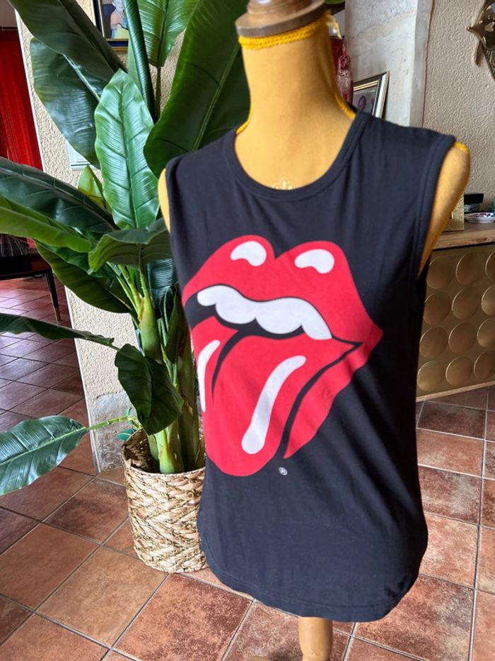 The rolling stones débardeur t shirt sans manche taille 14 ans - photo numéro 2