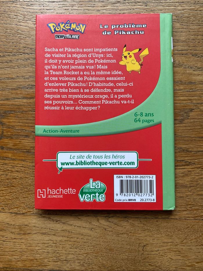 Livre Pokémon Noir & Blanc Le problème de Pikachu - photo numéro 2