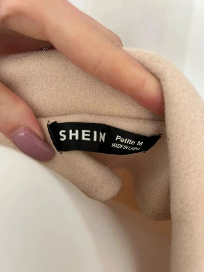 Manteau beige neuf shein - taille M (petit) - photo numéro 8