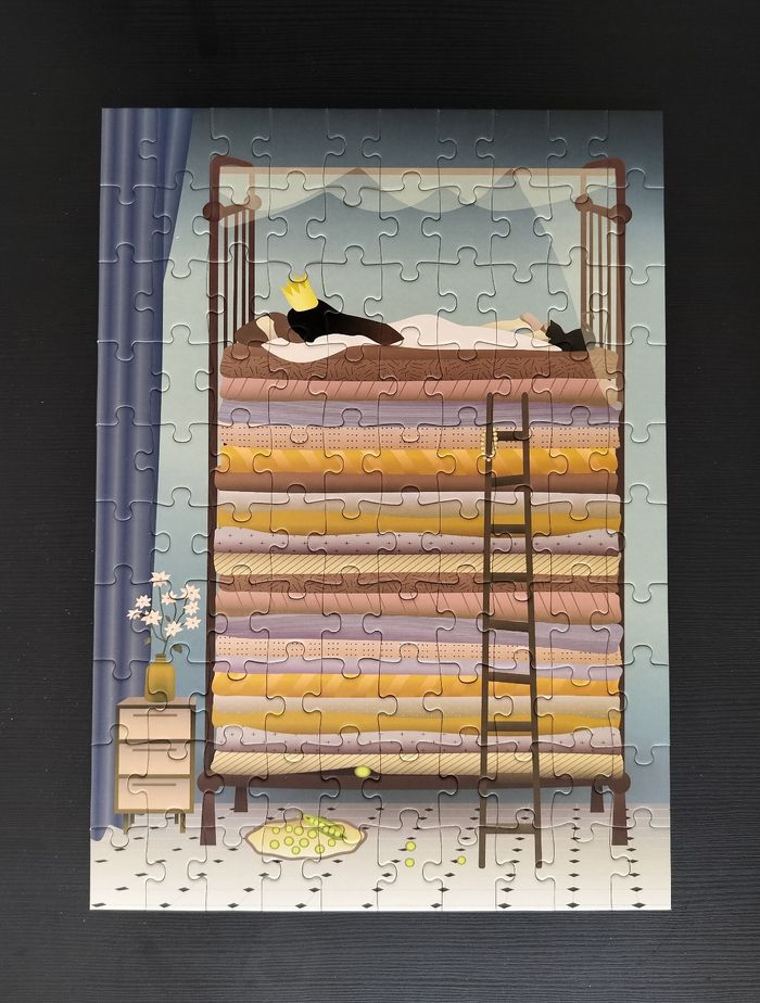 Puzzle 100P La princesse au petit pois - Vissevasse - photo numéro 3