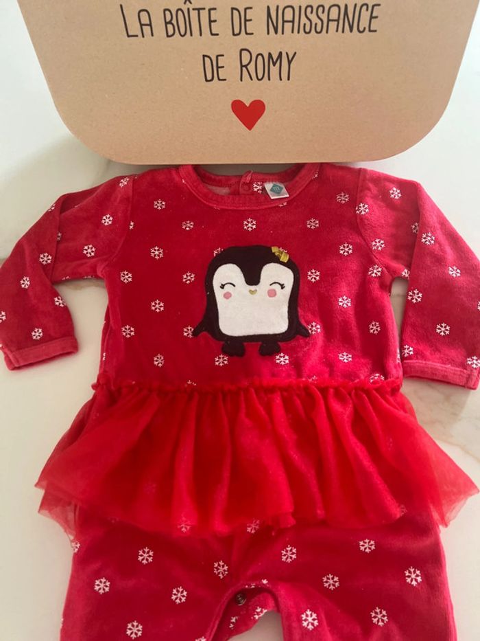 Pyjama Noël pingouin 18 mois Tex - photo numéro 2