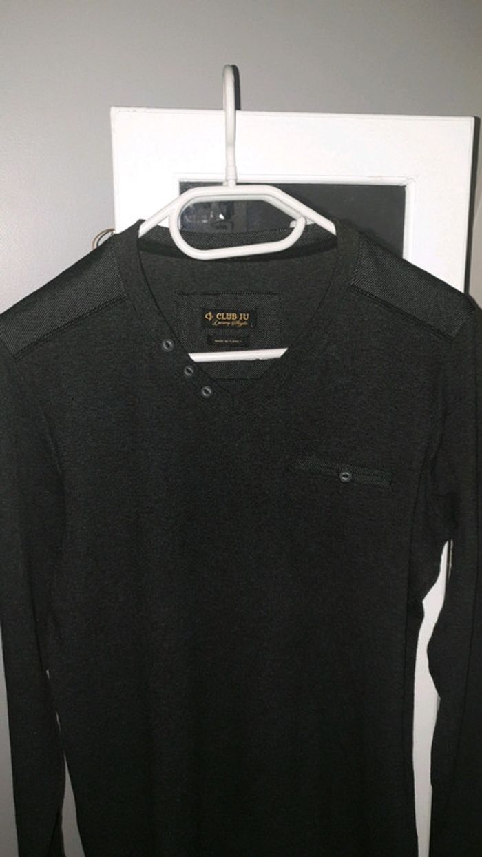 Pull gris homme - photo numéro 5