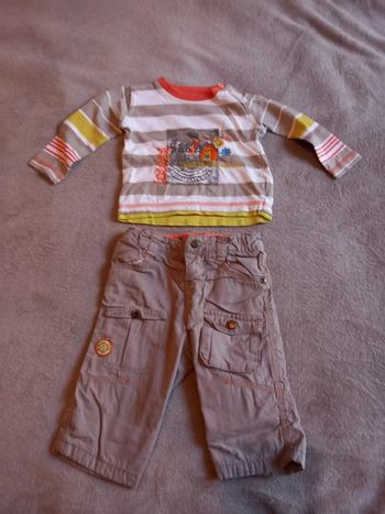 Ensemble Pantalon et T-Shirt Taille 6 mois