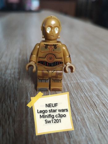 Lego star wars minifig c3po sw1201 neuf