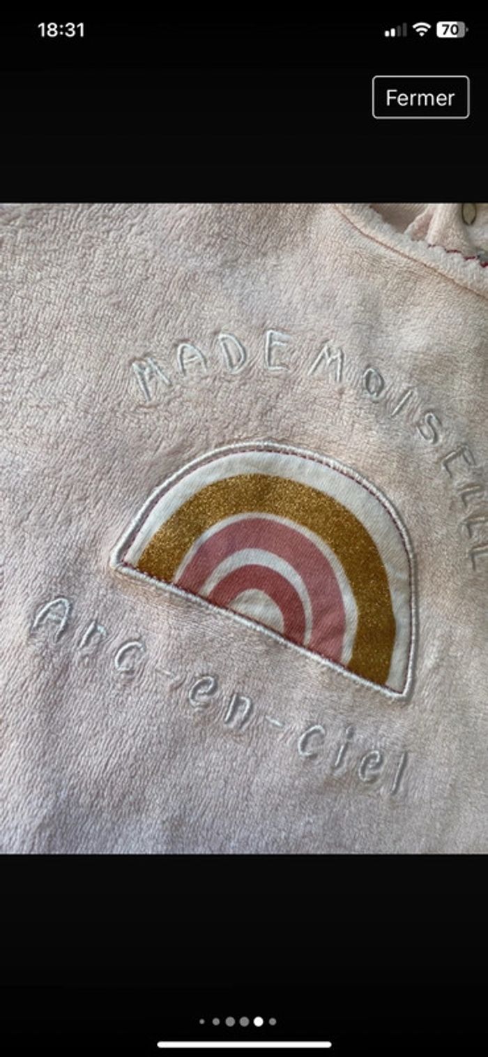 Pyjama fille 2 pièces velours Gemo 12 mois - photo numéro 7