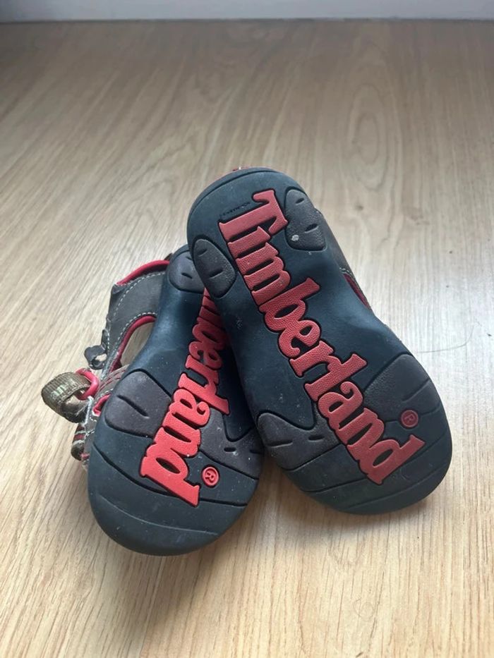 Sandales en cuir Timberland taille 26 - photo numéro 3