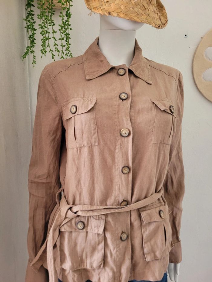 Veste en lin Caroll