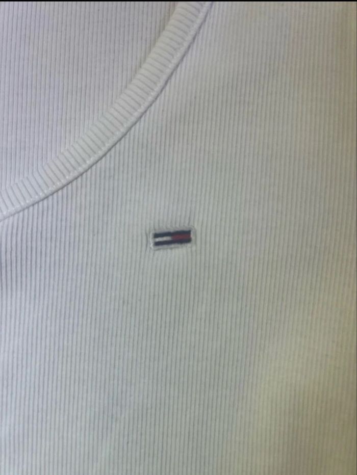 T-shirt Tommy Jeans blanc - photo numéro 5