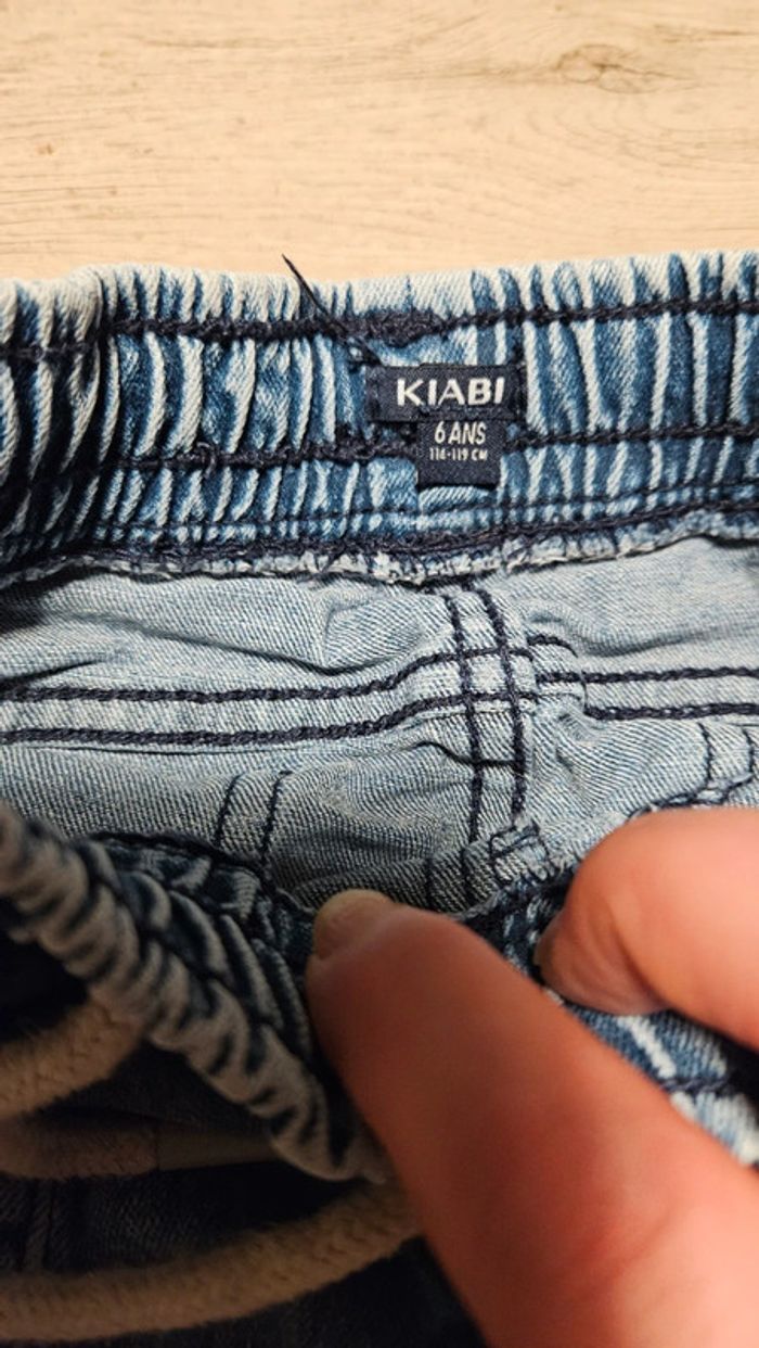 Jean s sport, bleu clair, elastique dans le bas, Kiabi, 6 ans - photo numéro 5