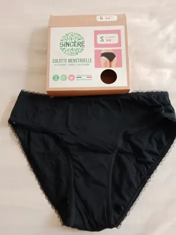 culotte menstruelle Sincère taille S