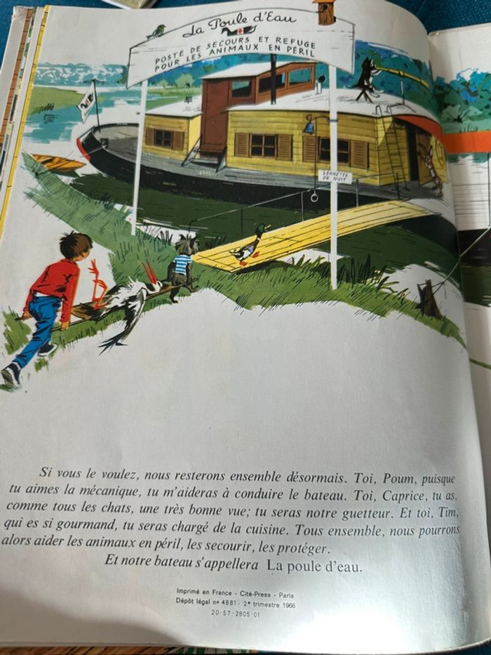 Fanfan et sa péniche livre bd album Hachette Pierre Probst auteur Caroline - photo numéro 8