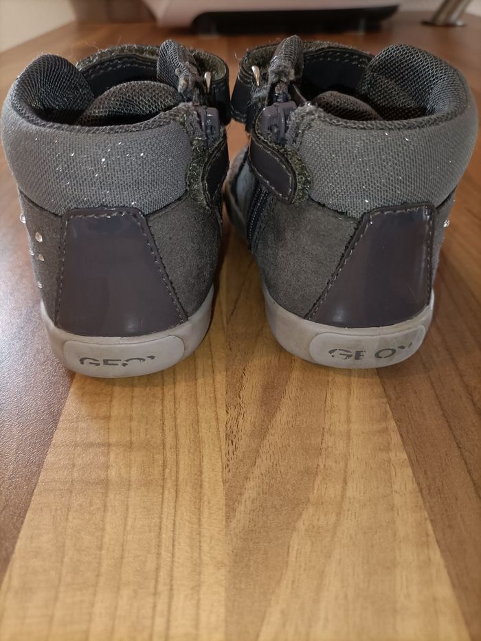 Jolies bottines grises à strass Geox 21 - photo numéro 6