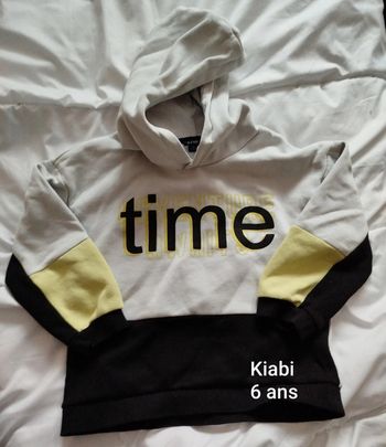 Sweat à capuche Kiabi 6 ans
