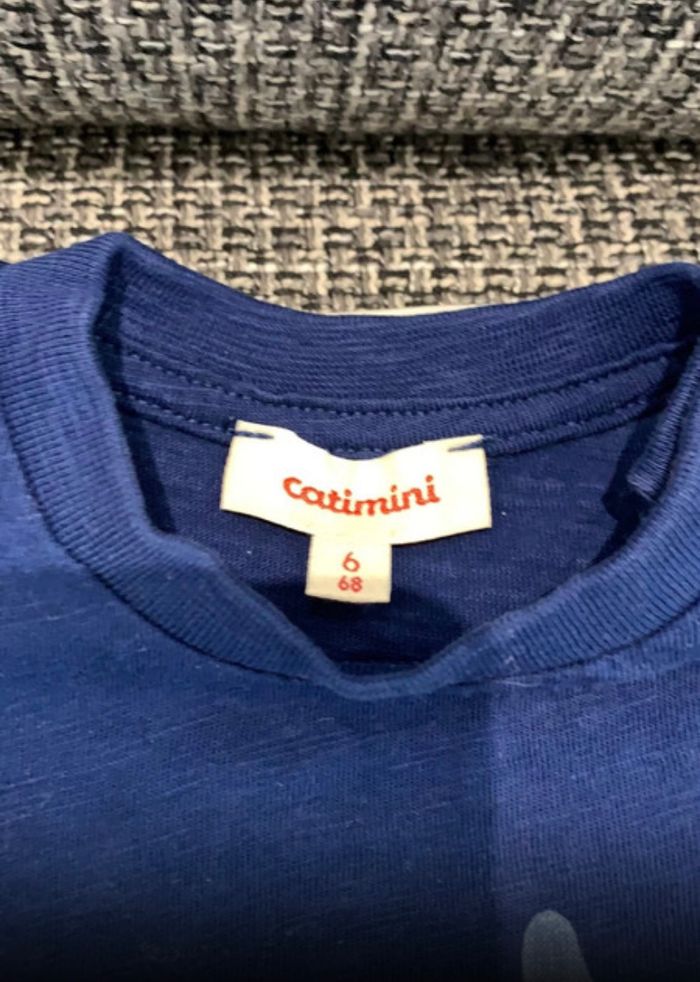 Lot de 3 tee-shirts Catimini, 6 mois en très bon état. - photo numéro 3