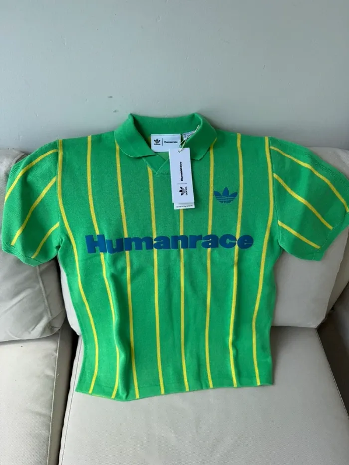 T-shirt Jersey Adidas × Pharrell Williams Humanrace vert