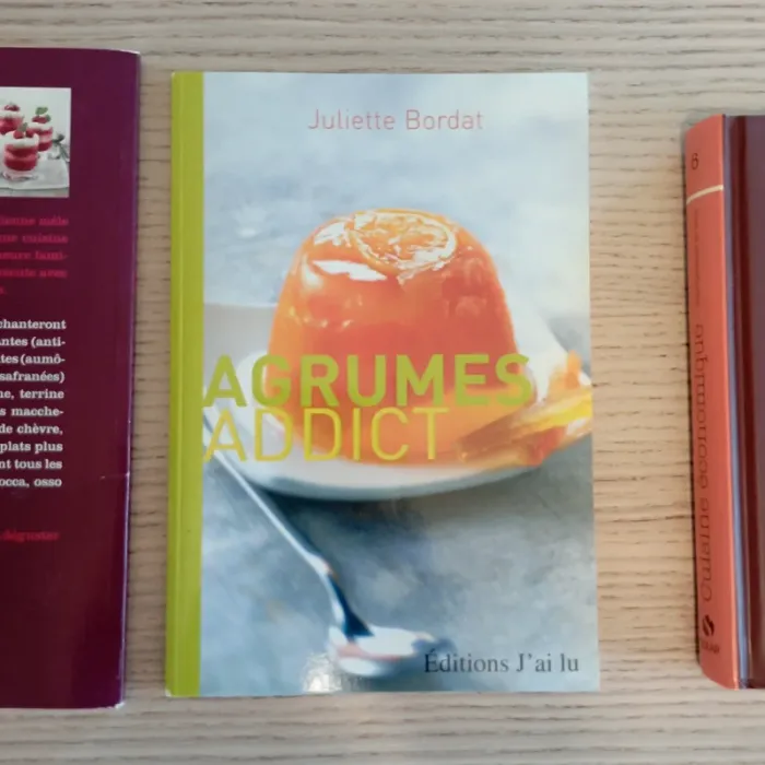 Lot de 3 livres de cuisine: économique, italienne et agrumes - photo numéro 3