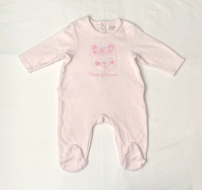 Pyjama velours Orchestra 3 mois