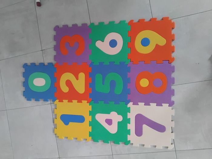 Tapis d'éveil chiffre