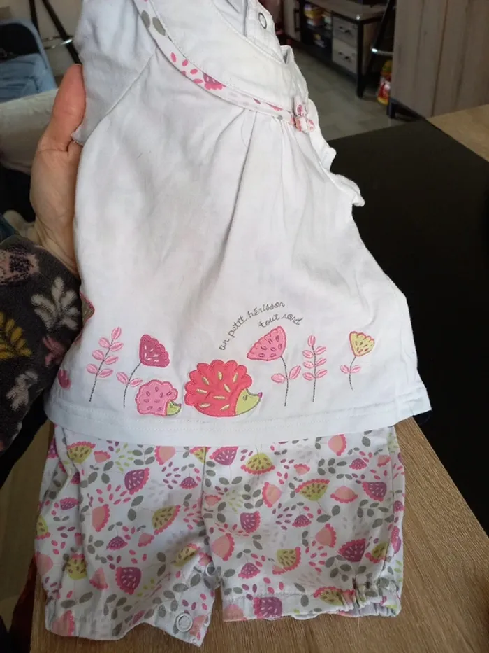 Ensembles robe débardeur 2 combi short fille - photo numéro 7