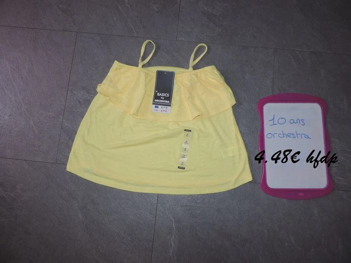débardeur orchestra taille 10 ans