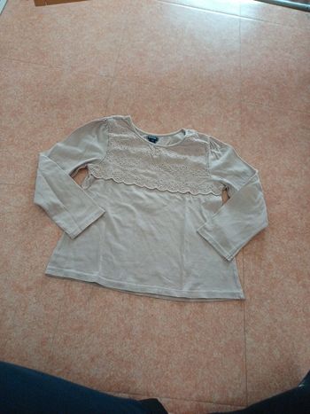 Blouse rose pâle