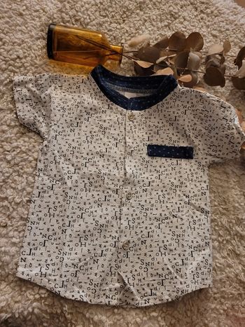 Chemise légère manche courte bebe garçon