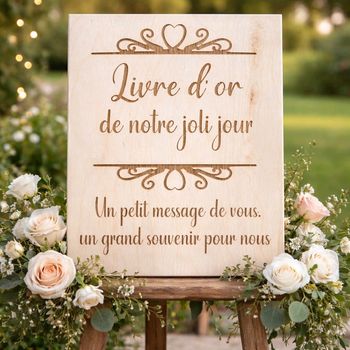 Pancarte livre d’or 1