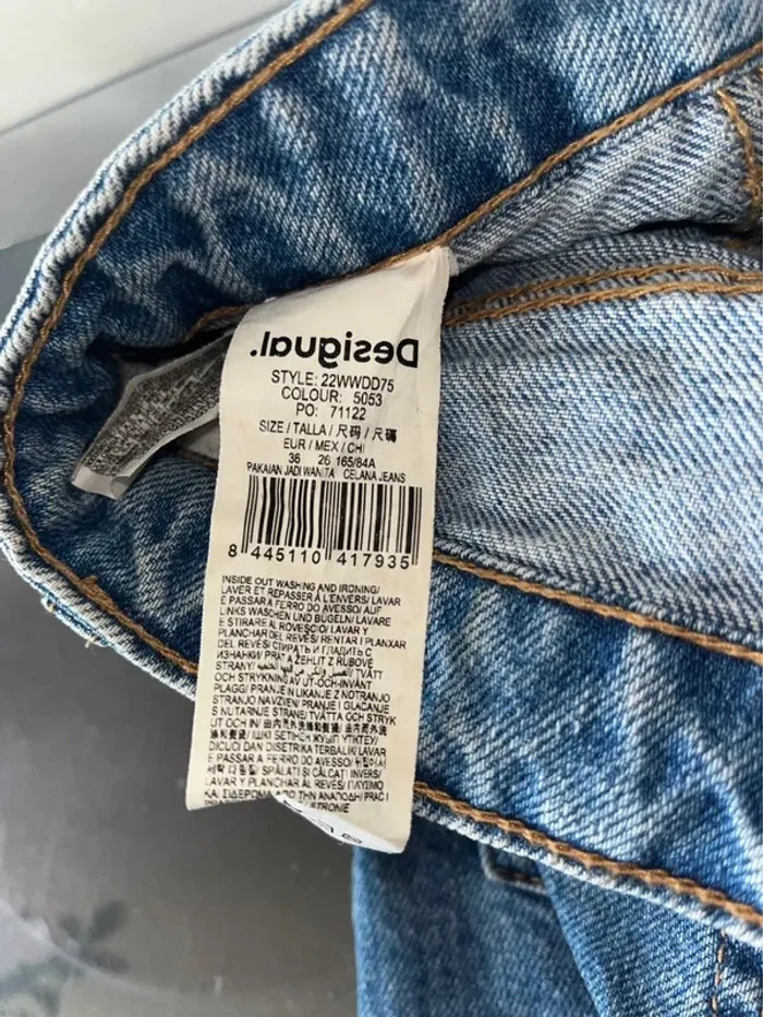 Jean Desigual – Taille haute – Taille 36 – Très bon état - photo numéro 4