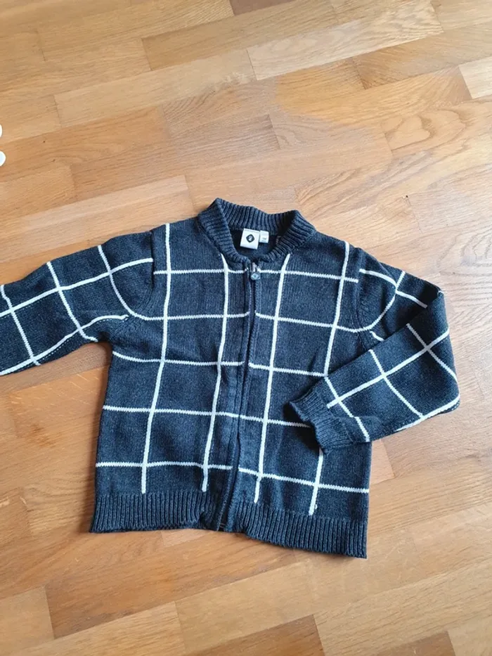 Gilet 18 mois, grain de blé - photo numéro 3