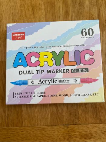 GuangNa 30 feutres acrylique double pointe neufs